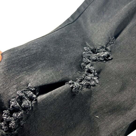 Stylish Black Flared Women's Jeans - Picture 9 of 12